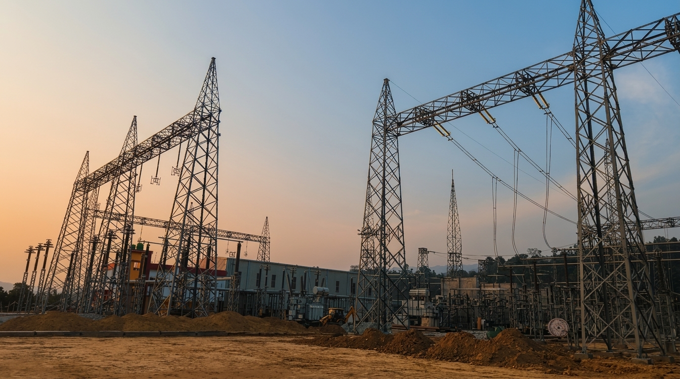 Substation Gantry Structures
