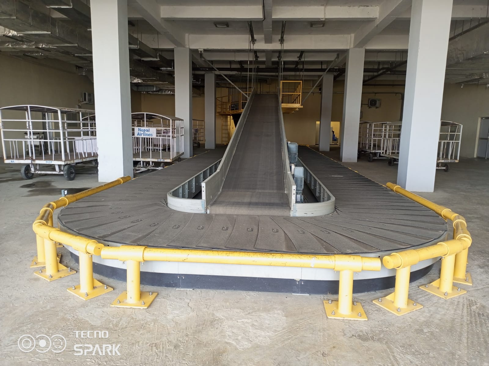 Baggage carousel area at the Airport