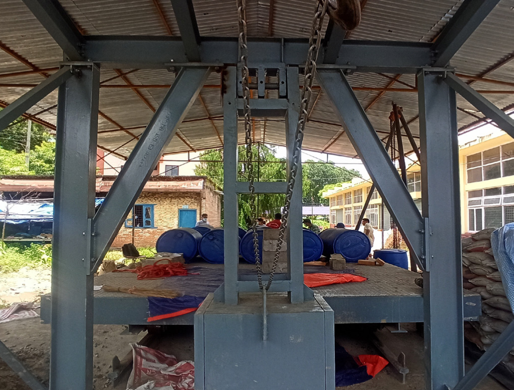 Deployment of Shock Table Testing Facility