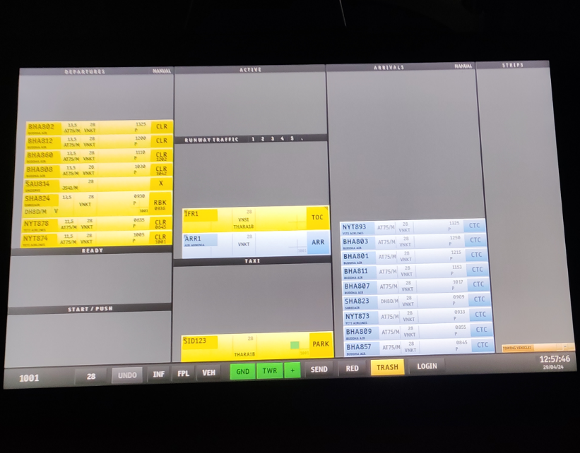 EFS Control Working Position (CWP) Displays