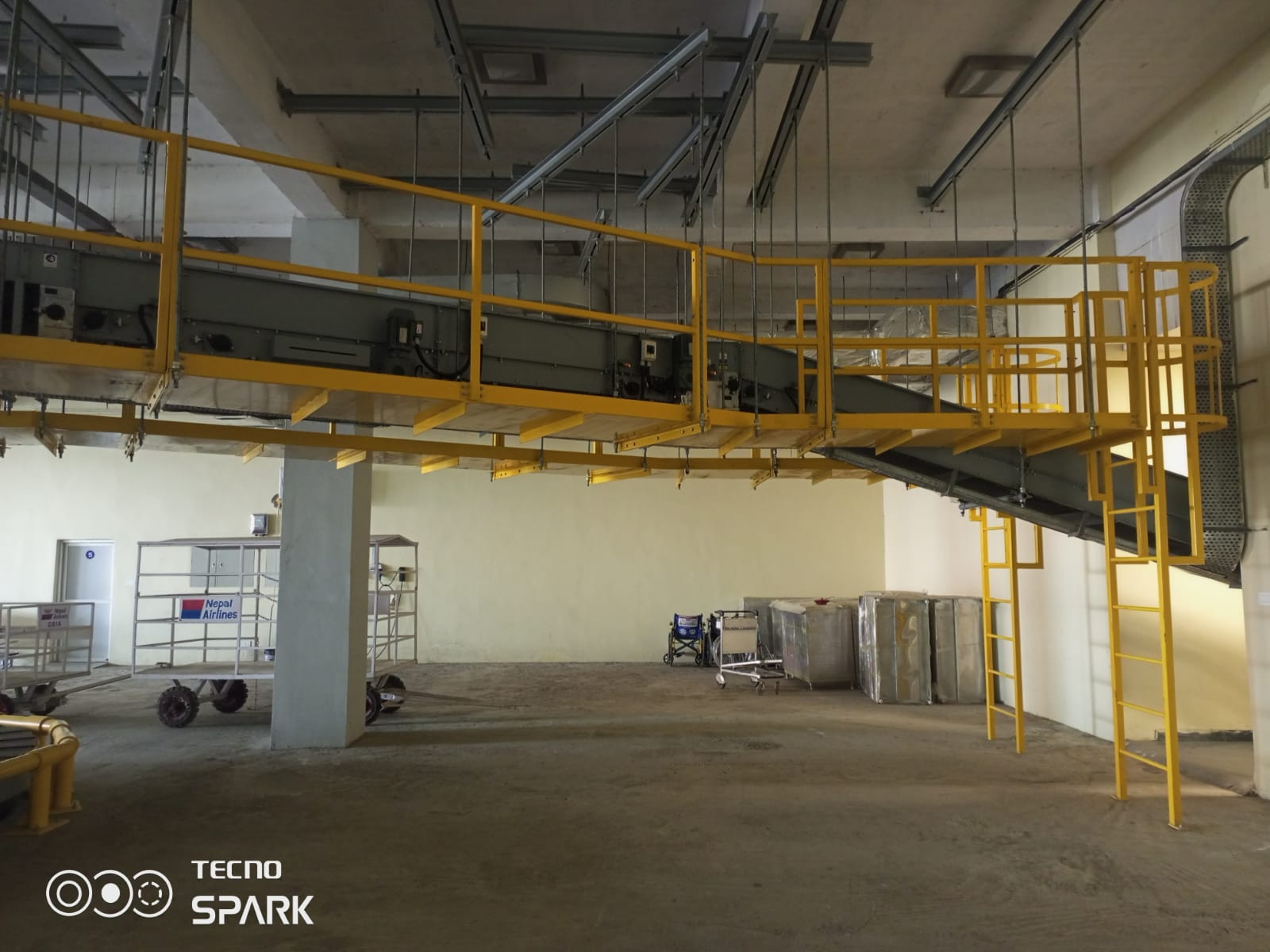 Interior view of a facility